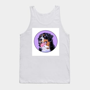 BERNER DOG LAVENDER Tank Top